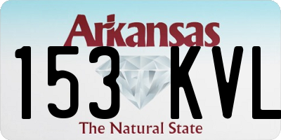 AR license plate 153KVL