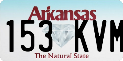 AR license plate 153KVM
