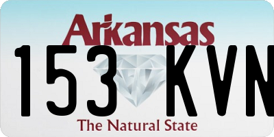 AR license plate 153KVN