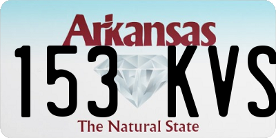AR license plate 153KVS