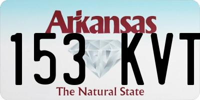 AR license plate 153KVT