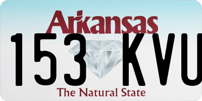 AR license plate 153KVU