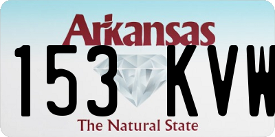 AR license plate 153KVW