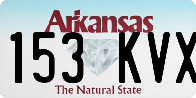 AR license plate 153KVX
