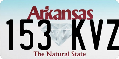 AR license plate 153KVZ