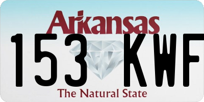 AR license plate 153KWF