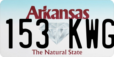 AR license plate 153KWG
