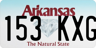 AR license plate 153KXG