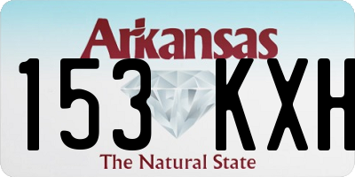 AR license plate 153KXH