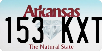 AR license plate 153KXT