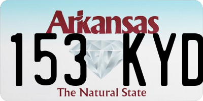 AR license plate 153KYD