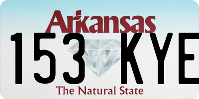 AR license plate 153KYE