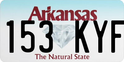 AR license plate 153KYF