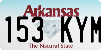 AR license plate 153KYM