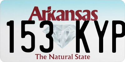 AR license plate 153KYP
