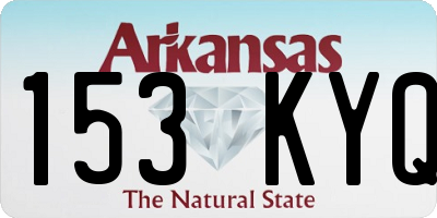 AR license plate 153KYQ