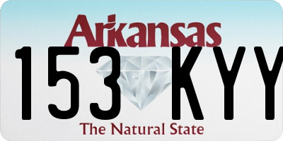 AR license plate 153KYY