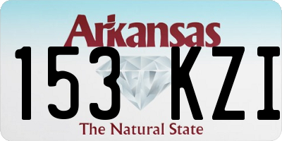 AR license plate 153KZI