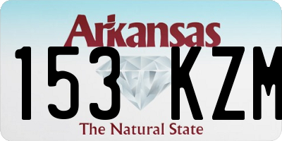 AR license plate 153KZM