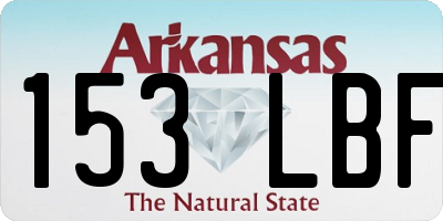 AR license plate 153LBF