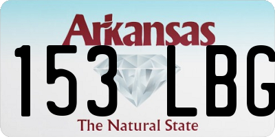 AR license plate 153LBG