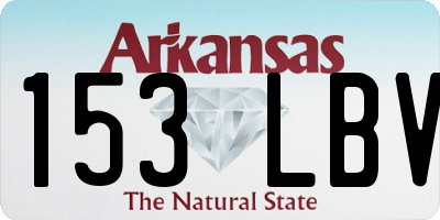 AR license plate 153LBV