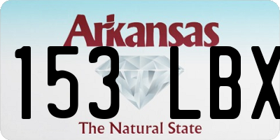 AR license plate 153LBX