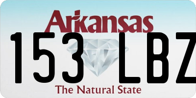 AR license plate 153LBZ