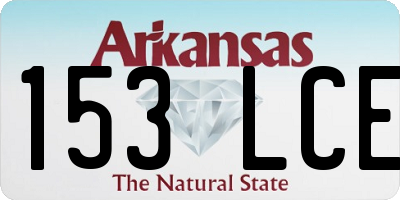 AR license plate 153LCE