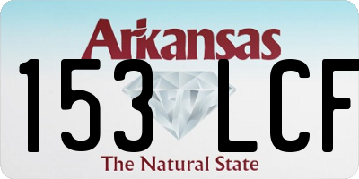 AR license plate 153LCF