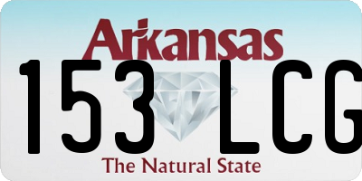 AR license plate 153LCG