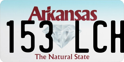 AR license plate 153LCH