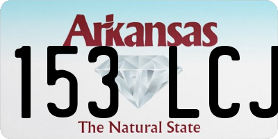 AR license plate 153LCJ