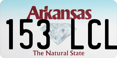 AR license plate 153LCL