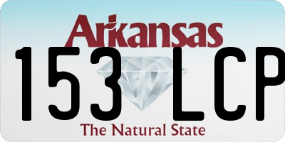 AR license plate 153LCP