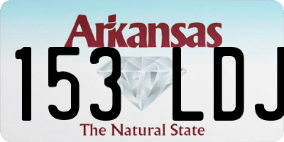 AR license plate 153LDJ