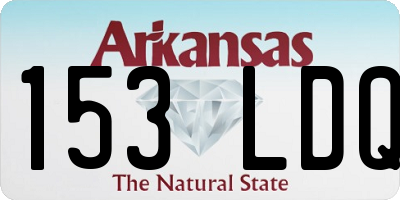 AR license plate 153LDQ