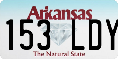 AR license plate 153LDY