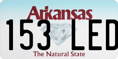 AR license plate 153LED