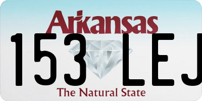 AR license plate 153LEJ
