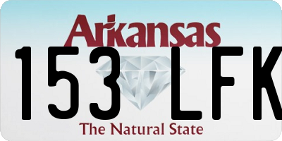 AR license plate 153LFK