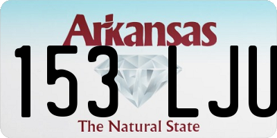 AR license plate 153LJU