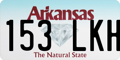 AR license plate 153LKH