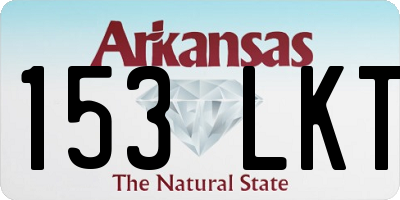 AR license plate 153LKT