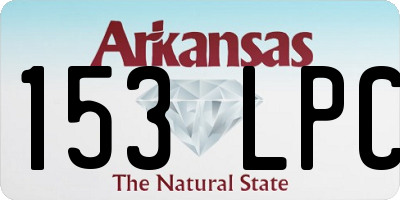 AR license plate 153LPC