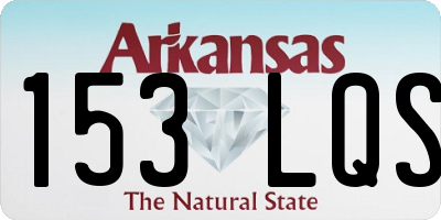 AR license plate 153LQS