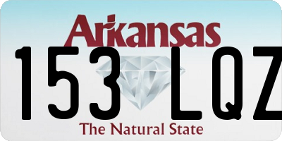 AR license plate 153LQZ