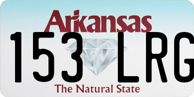 AR license plate 153LRG