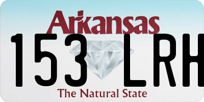 AR license plate 153LRH