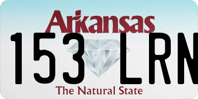 AR license plate 153LRN